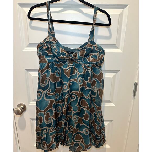 Arden B Y2K Silk Babydoll Fairy Mini Dress Size L - Picture 2 of 11